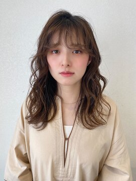 ドット ヘアー(dot.hair) アンニュイミディアムパーマ