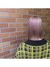 【イメチェンもお任せ！】カット＋透明感ダブルカラー