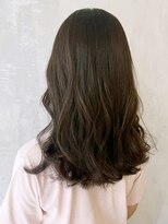 アイティーバイアルバム 藤沢店(IT by ALBUM)&nbsp;ダークオリーブ_グレージュカラーボブウルフ_ba404961