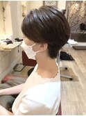お手入れ簡単☆耳かけハンサムショート　30代/40代/50代/60代