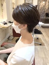 ヘアーアンドカラー プラーチェ(hair&color Plaatje) お手入れ簡単☆耳かけハンサムショート　30代/40代/50代/60代