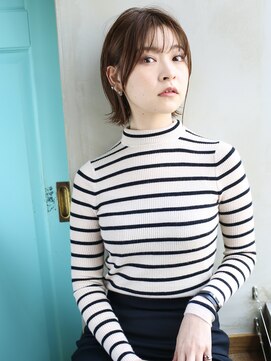 バース(BIRTH) 天神【BIRTH】外ハネショート×ショコラアッシュ　10