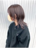 ▽□□▽ ウルフカット× グレージュカラー