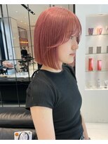 キーン 吉祥寺店(keen)&nbsp;《アイカワ》ボブ×コーラルピンク