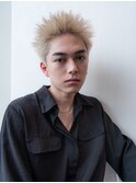 20代30代大人かわいい斜めバングデザインカラーシルキーベージュ