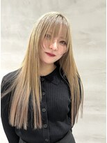 ベック(BECK)&nbsp;ミルクティーベージュ×裾ピンク