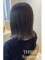 スリー(THREE) 20代、30代大人気☆寒色系カラー×透明感UP【札幌】