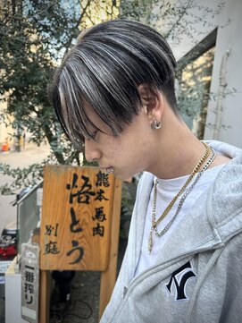 ヘアカロン 熊本本店(Hair CALON) メンズヘア/ハイトーンカラー/バレイヤージュ/韓国