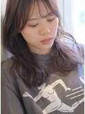 顔まわりレイヤー◎ミディアム◎