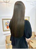 オリーブベージュ イルミナカラー LAケラチントリートメント