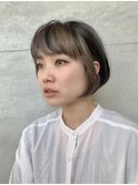 ミニボブ　フレーミングカラー