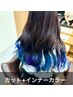 ［Design Color］インナーブリーチ2回＋寒色カラー＋カット 26840⇒23540