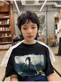 ショートウルフ/マレットヘア[中崎町/梅田駅］