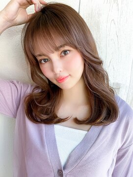 アフロートフクオカ(AFLOAT FUKUOKA) 【福岡初出店☆AFLOAT 福岡】小顔前髪ありくびれレイヤーカット