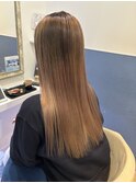 【髪質改善】艶感カラー ナチュラルベージュ