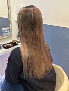 ゼ シール(ze seal) 【髪質改善】艶感カラー ナチュラルベージュ