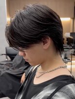 センターパートニュアンスパーマ韓国カルマパーマコンマヘア