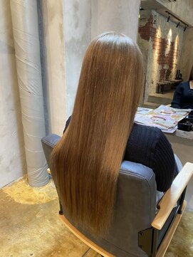 ワンドット バイ キーマン(ONE. by KEYMAN) ブリーチあり　ベージュカラー