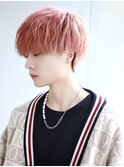 ピンクベージュマッシュショート
