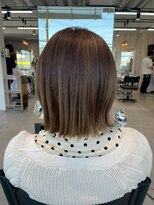 グランデュール 東静岡池田店(GRANDEUR)&nbsp;東静岡ショートボブくびれショートイルミナカラー顔周りレイヤー