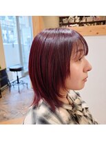 ティピ(tipi)&nbsp;ワインレッド×レイヤーウルフ