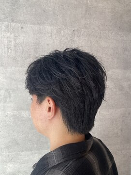 メンズフェザーパーマスタイル