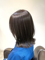 ロエ(loe)&nbsp;色落ちも楽しめるダークグレージュ☆40代白髪ぼかしハイライト