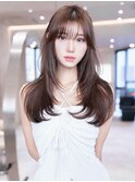 レイヤーカット/ロングヘアー/大人かっこいい