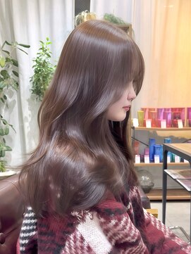 コート 表参道(Cote) 美髪レイヤーカット／くびれ巻き髪/ベージュカラー/縮毛矯正