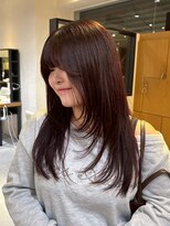 マッシュ グランバーズ 布施(MASHU GRANDVASE) 【東大阪布施】顔まわりレイヤーで大人ロングヘア/20代・30代