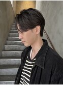 曲がる縮毛ニュアンスパーマセンターパート