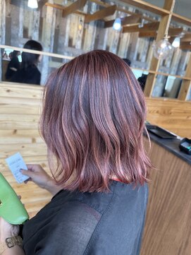 ソウソウヘアースタジオ(so/so hair studio) ハイライトバイオレットピンク♪