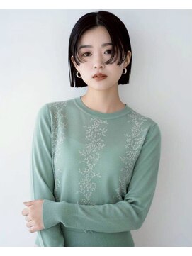 ラナチュール(la nature) センターパートのミニボブ