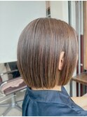 40代50代大人ボブ/恵比寿渋谷/白髪ぼかしハイライト2608