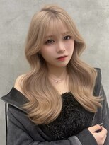 ロンドネートゥル 新潟(Lond naitre) モテ色ミルクティーベージュ×レイヤーカット