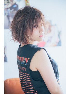 ミエル ヘア 新宿(miel hair) 【mielhair新宿】３Dハイライト☆無造作ウェーブ♪