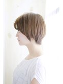 オン眉デザインカラー切りっぱなしボブ美髪マッシュウルフ/252