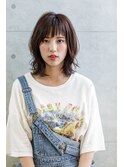 外ハネミディアム◆ツヤ感イルミナカラー【大上美奈子】