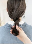 オリーブグレージュ イルミナカラー 髪質改善 ゆるふわ
