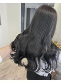 韓国風☆透明感ブルーブラック☆【池袋、ヘアカラー、髪質改善】
