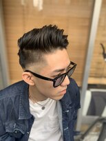 バーバーエレン 中野新橋店(BARBER ellen) サイドグラデーション/スリークショート/かき上げ/中野新橋