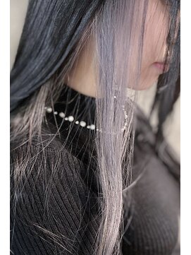 クレドガーデン 西新井店(CRED GARDEN) インナーカラー/艶髪ロング/シルバー/ダークグレージュ/西新井