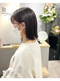 ＊プツッと外ハネボブ ミディアム 結べるボブ 大阪 天王寺