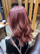 オーブ ヘアー リリー 博多2号店(AUBE HAIR lily)&nbsp;ペールピンクカラー！