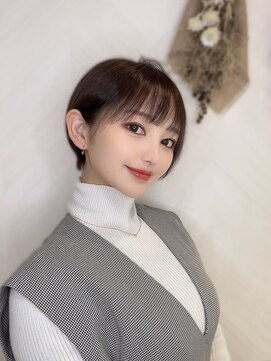 ロンド ストラーダ 心斎橋(Lond strada) ショート×ハイライト白髪ぼかし×シルキーベージュ[心斎橋]