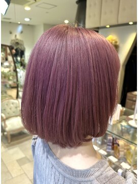 オブヘアー 宮前平店(Of HAIR) アッシュピンク