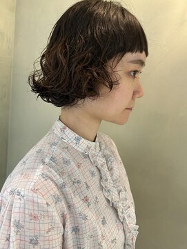 ジェムバイアルテフィーチェ(gem by artefice) ミニボブ×ニュアンスパーマ