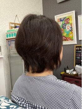 熟練の技術で創るショートスタイルは再現性が高く、美しいシルエットへ☆大胆なイメチェンもお任せ下さい！