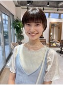 【ADORE横浜】マッシュショート×パッツン前髪