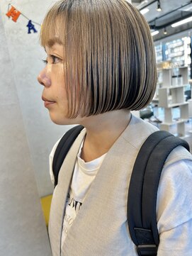 スタイルジャパン 新都心店(style JAPAN) ハイトーン×髪質改善ボブ